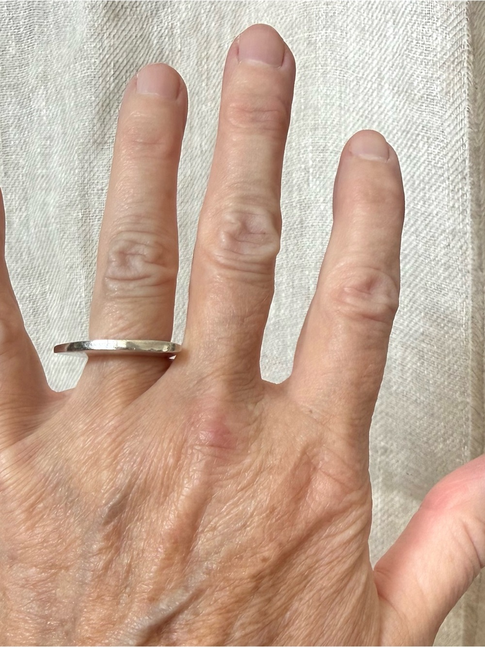 Sterling Silver Stacking Ring, Size 5